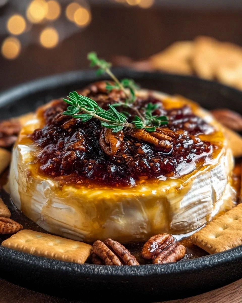 Baked Brie with Fig Jam