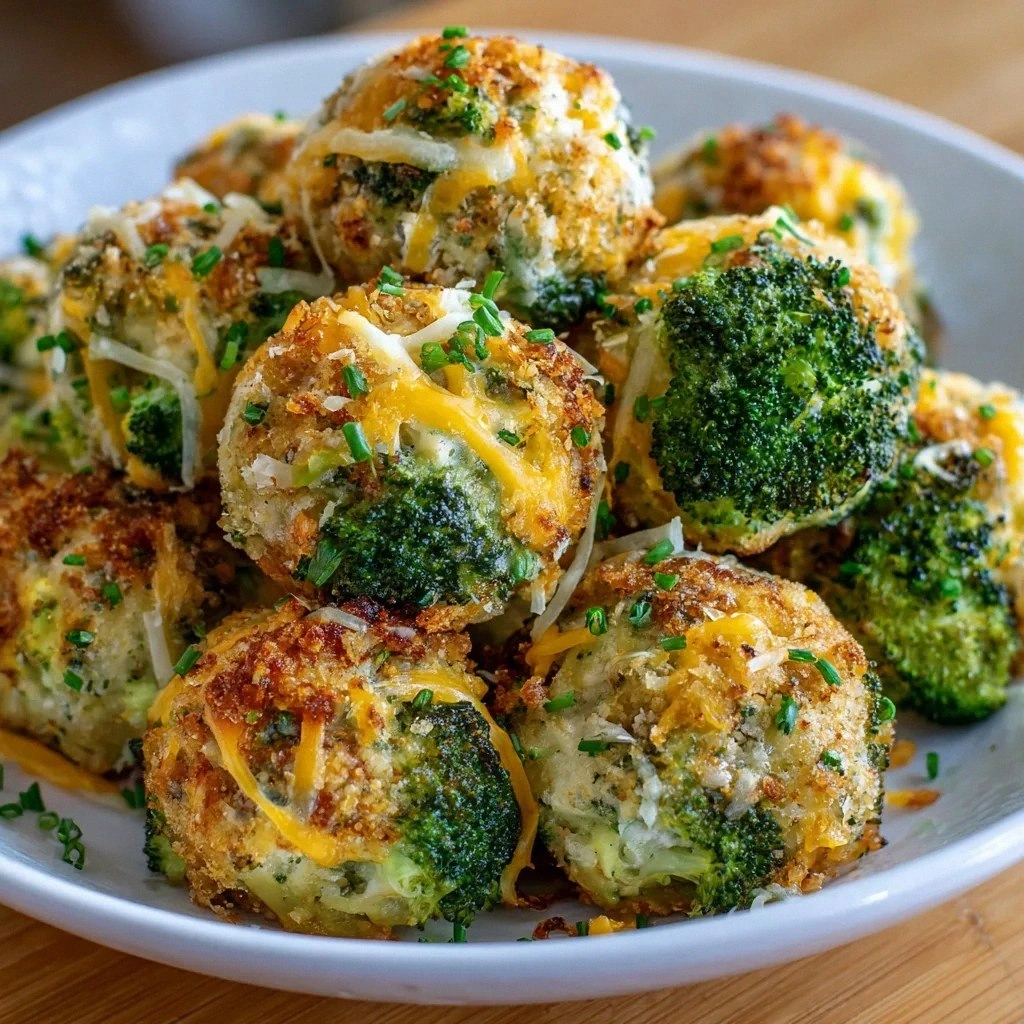Baked Broccoli Cheese Balls