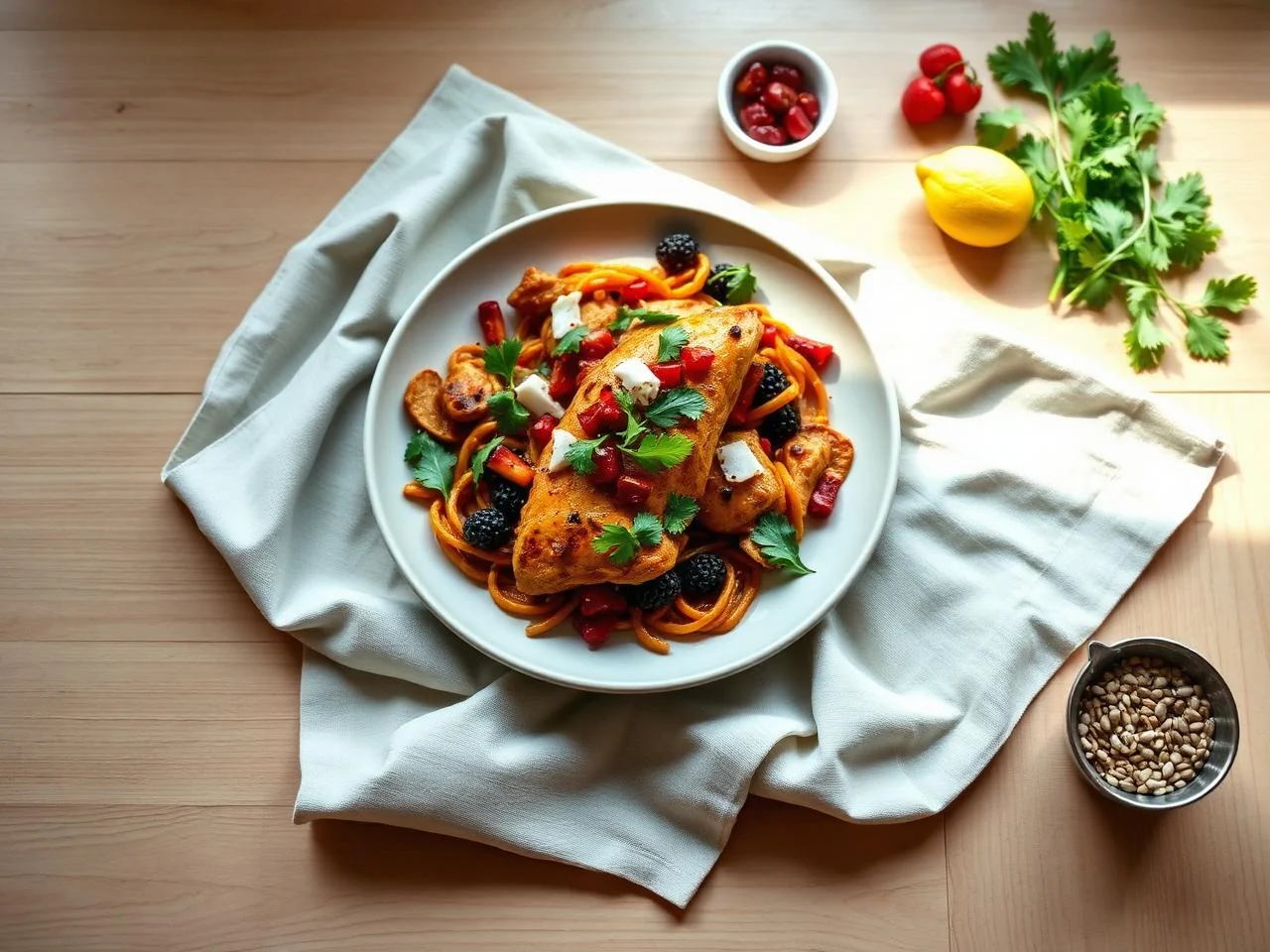 Baked Chicken Fajitas
