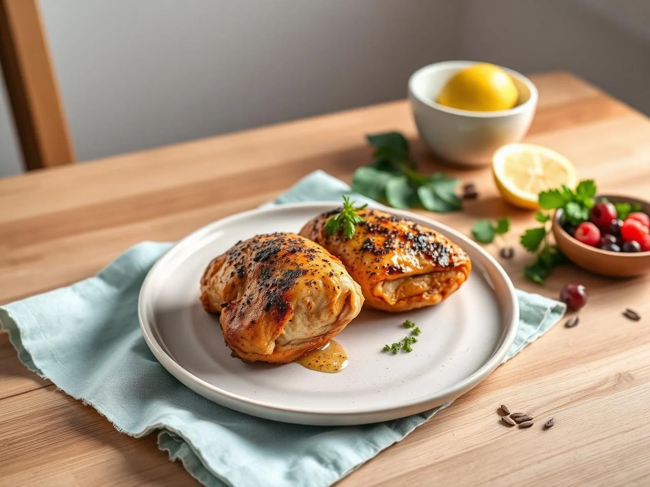 Baked Chicken Thighs
