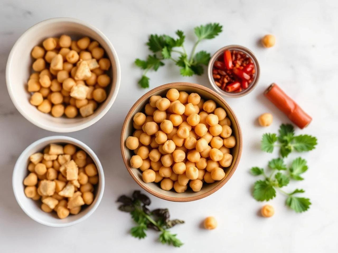 Ingredients for Baked Chickpeas