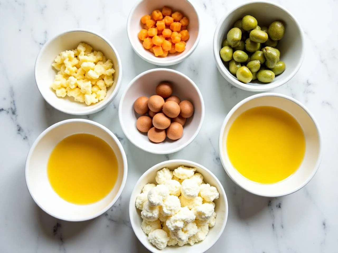 Ingredients for Baked Egg Muffins