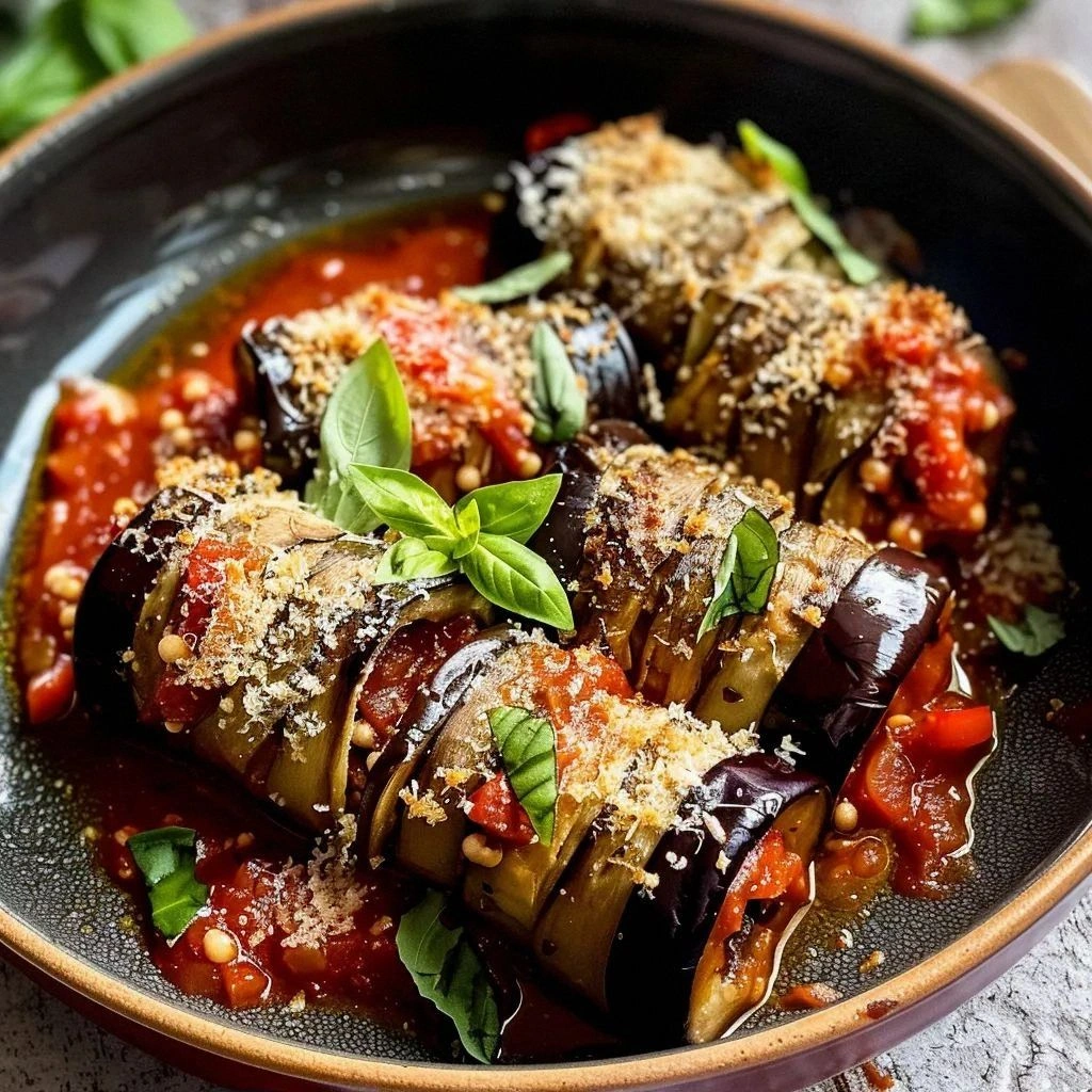 Baked Eggplant Involtini: Creamy, Healthy Italian Delight