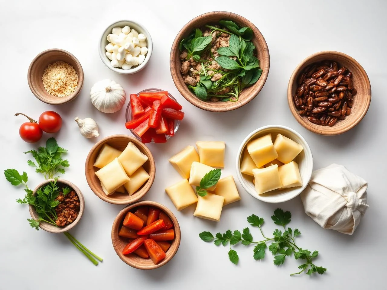 Ingredients for Baked Gnocchi