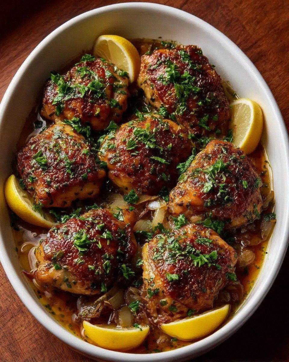 Baked Greek Lemon Chicken Reci
