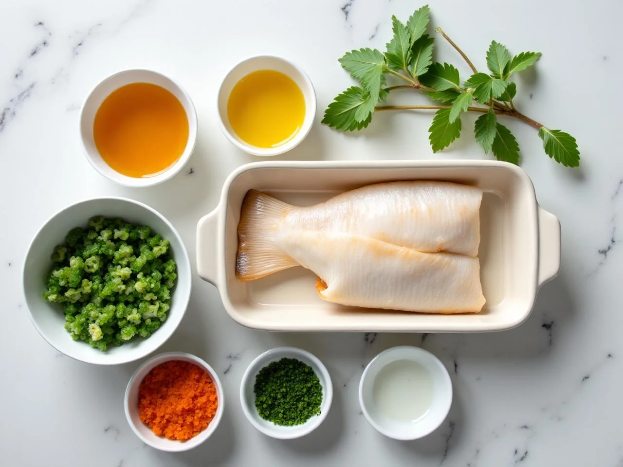 Ingredients for Baked Haddock