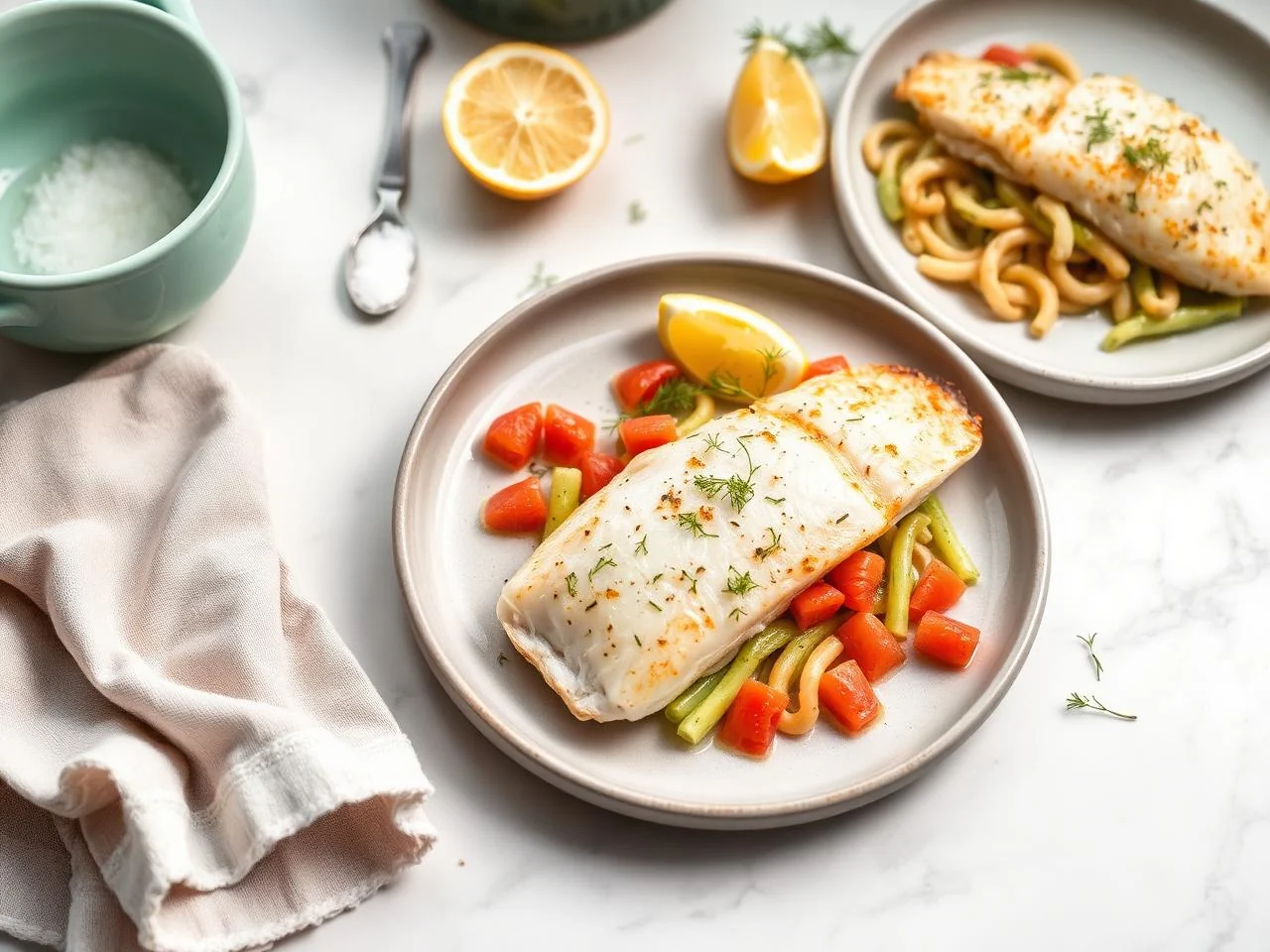 Baked Haddock With Dill