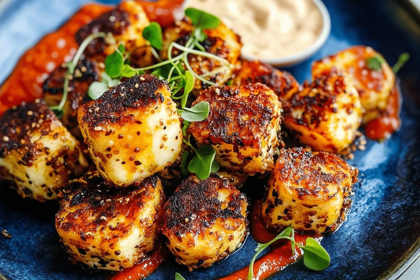 Baked Halloumi Bites