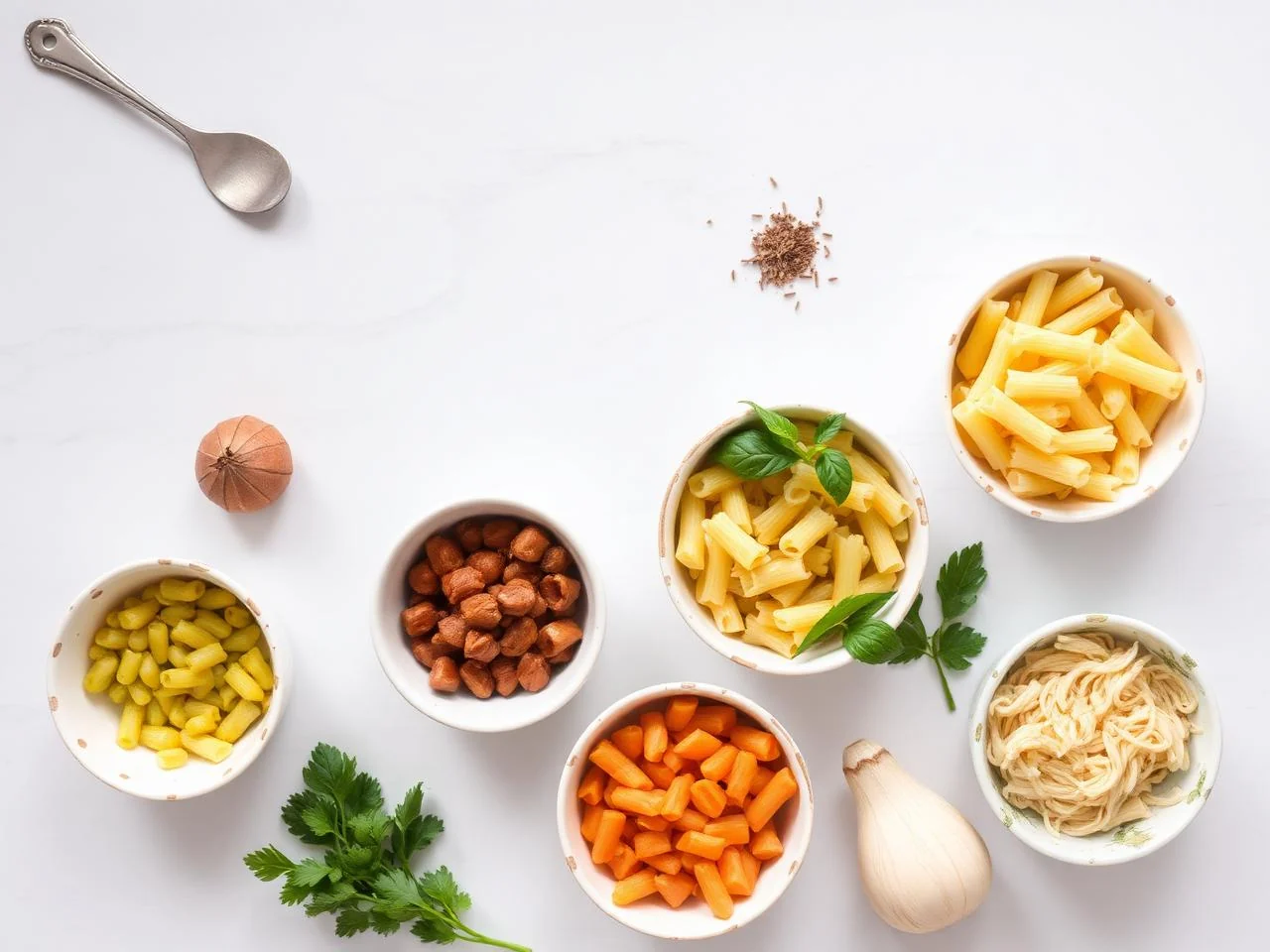 Ingredients for Baked Macaroni