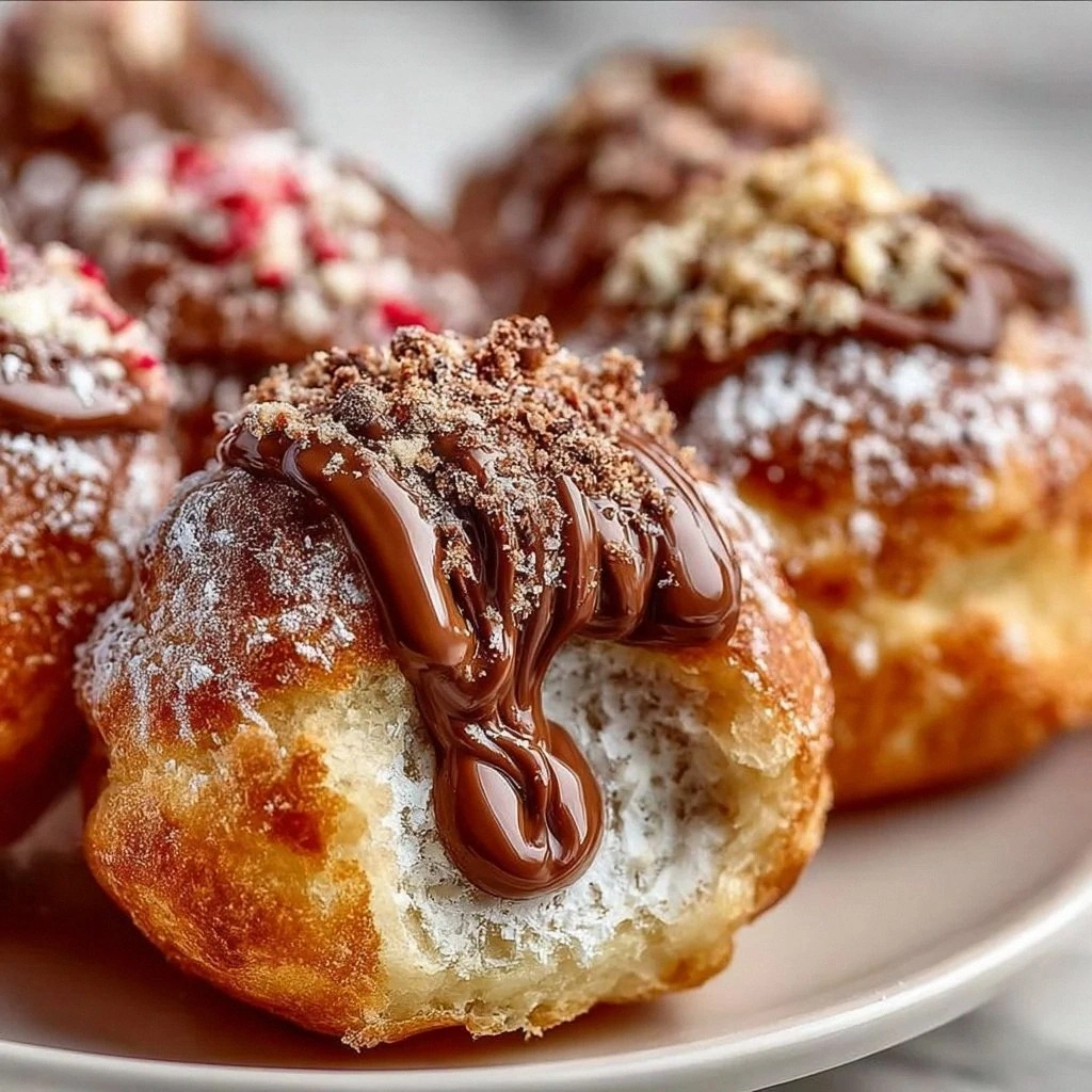 Baked Nutella Bombs