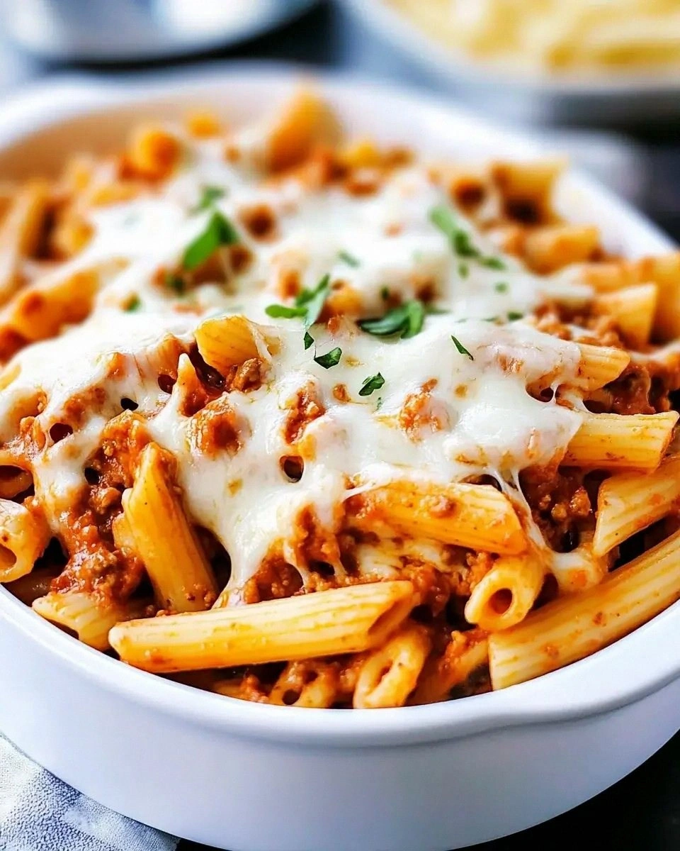 Baked Penne Marinara Cheese is a must-try dish!