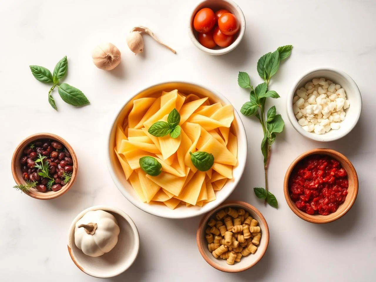 Ingredients for Baked Penne