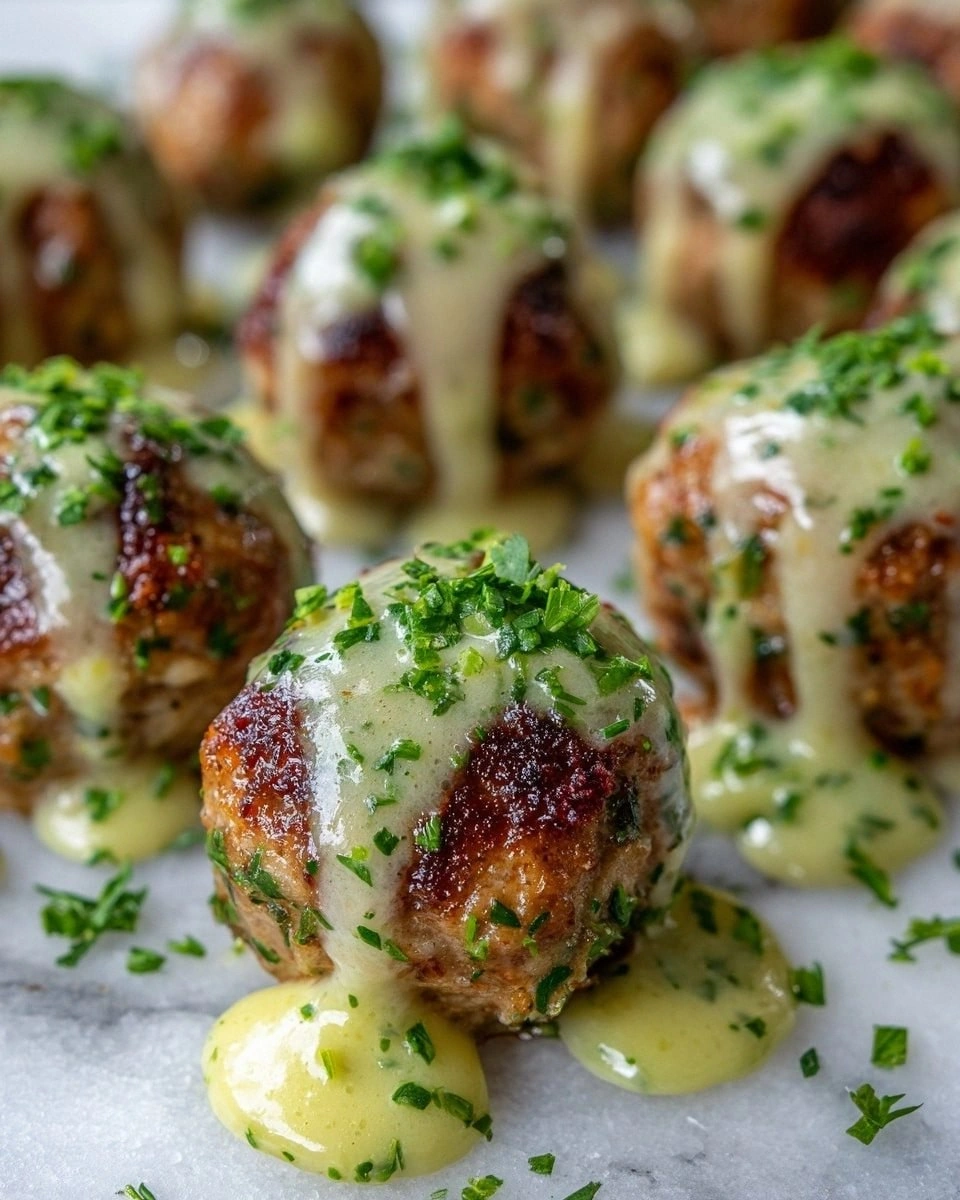 Baked Salmon Meatballs with Av
