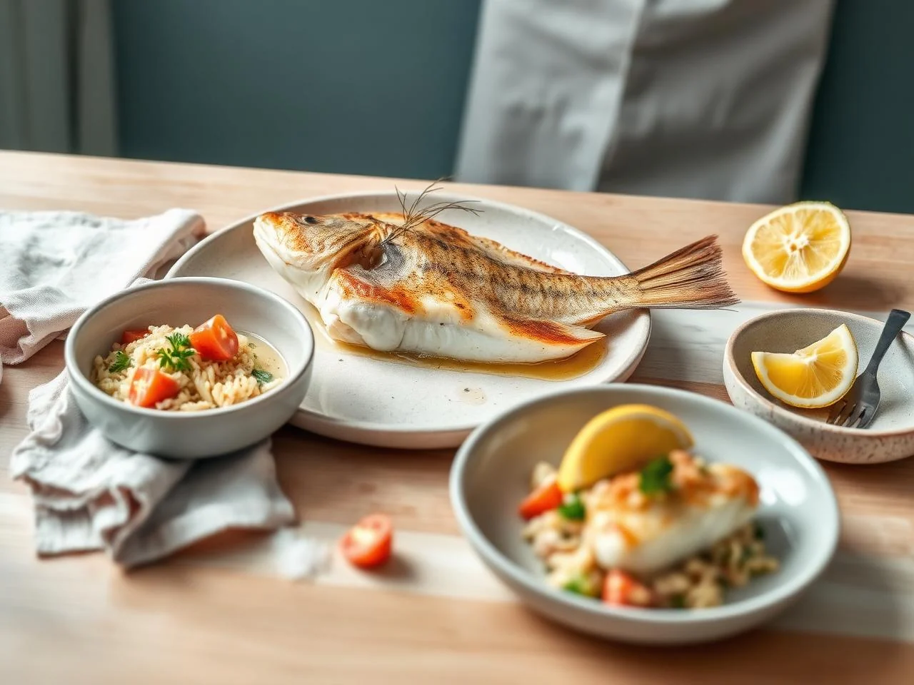Baked Sea Bass