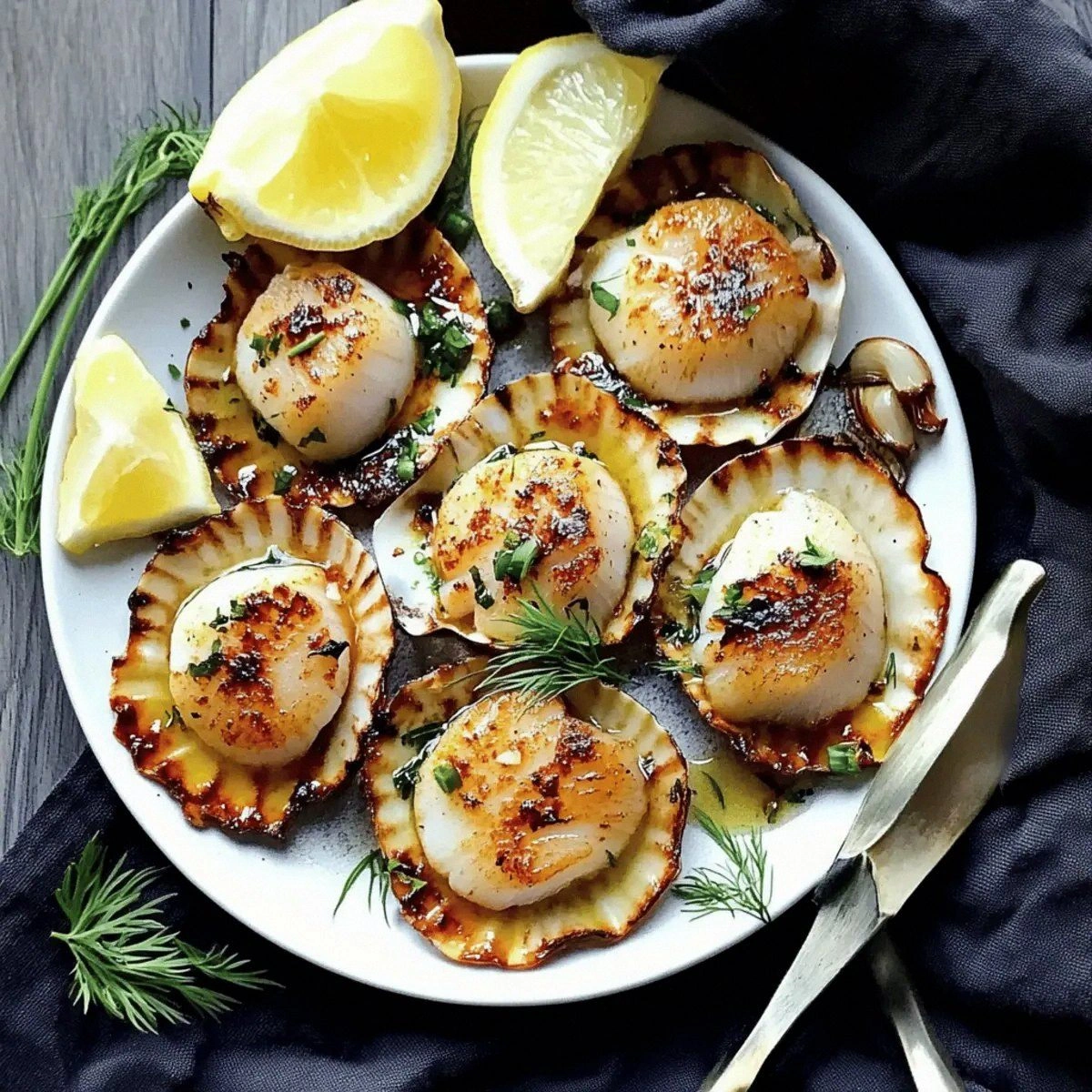 Baked Sea Scallops with Garlic Chili Oil for a Delightful Dinner