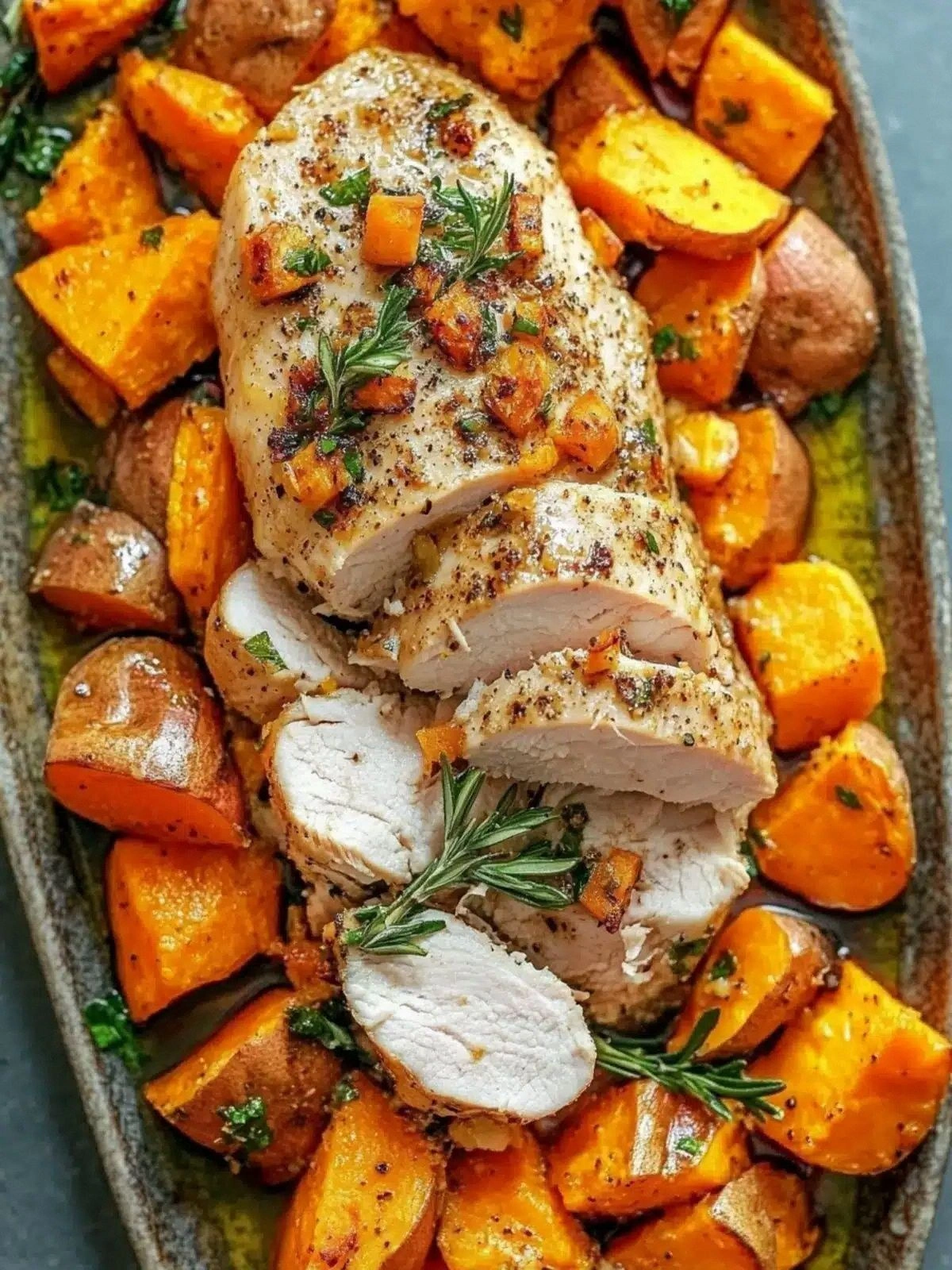Baked Turkey Tenderloin and Sw