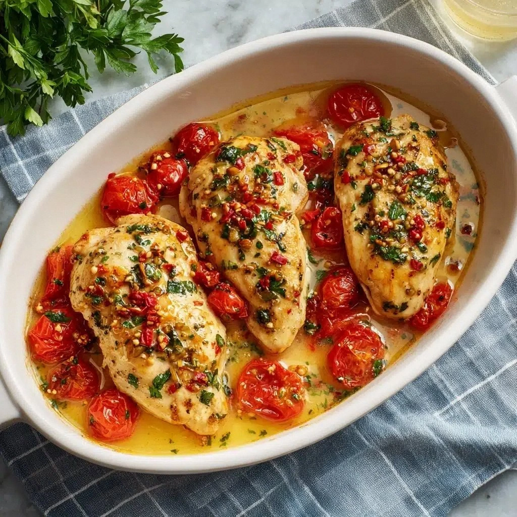 Baked Tuscan Chicken Breasts R