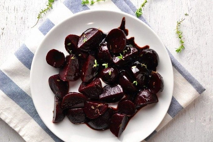 Balsamic Glazed Beetroot