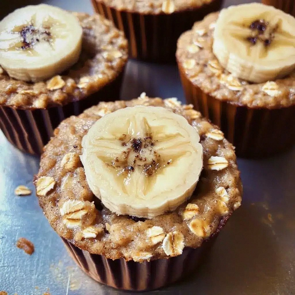 Banana Bread Baked Oatmeal Cup