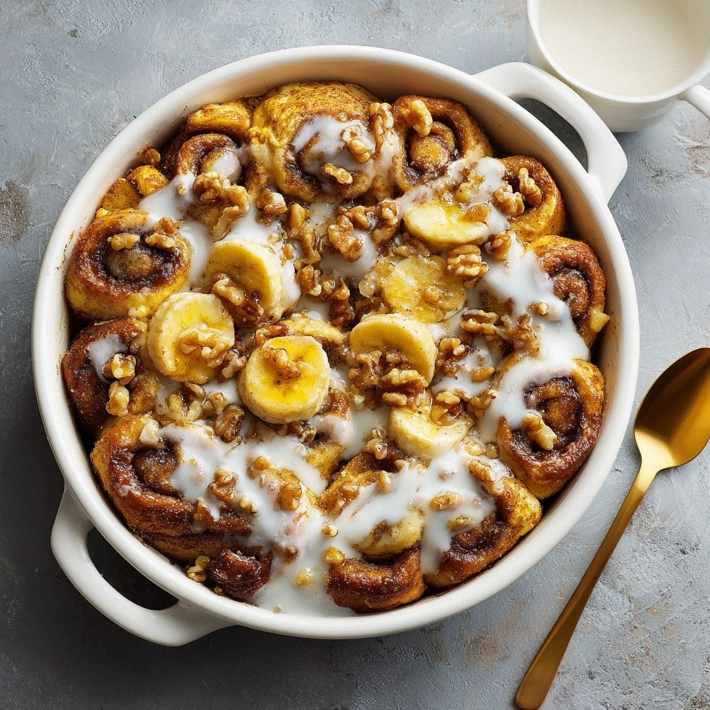 Banana Bread Cinnamon Roll Cas