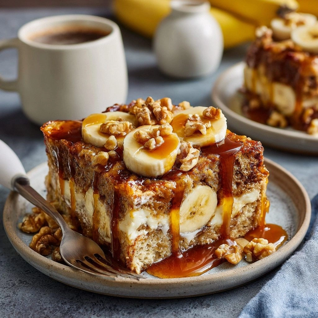 Banana Bread French Toast Bake