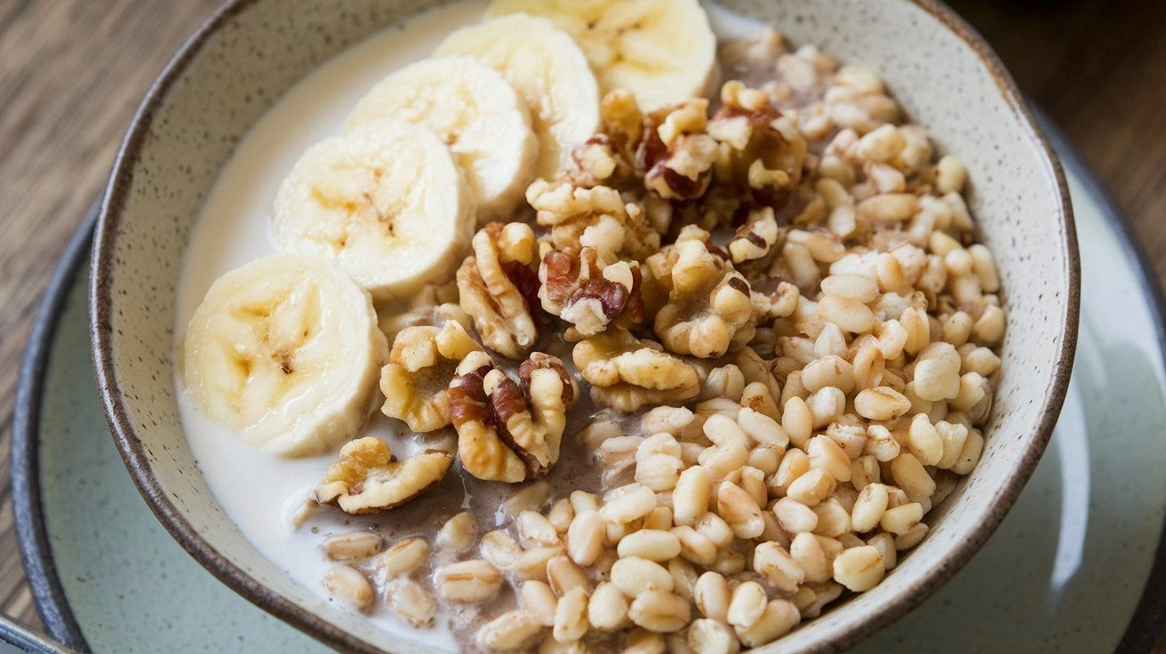 Banana Nut Breakfast Farro