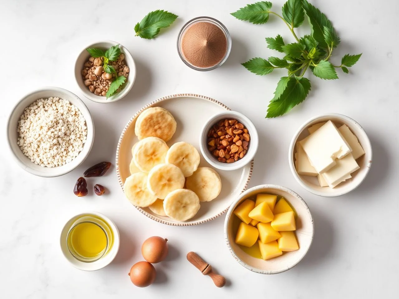 Ingredients for Banana Pancakes