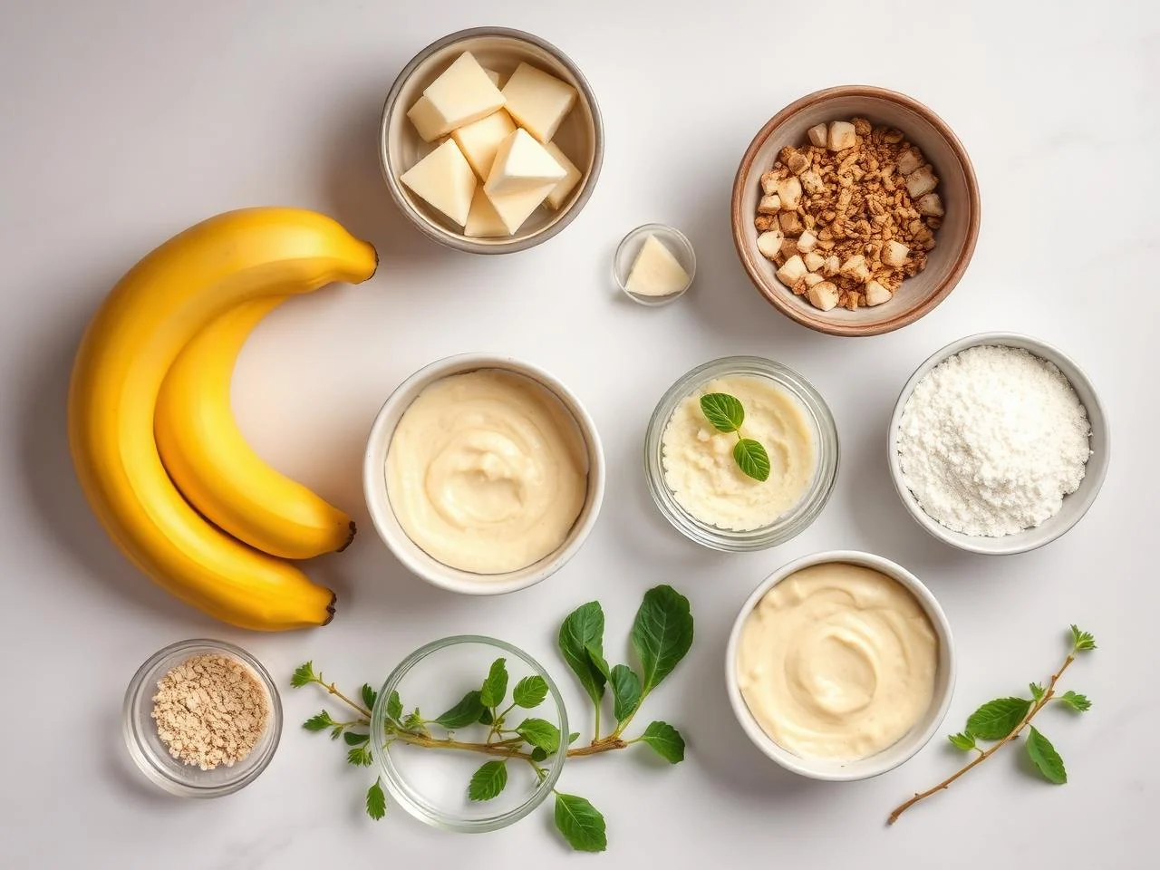 Ingredients for Banana Pudding