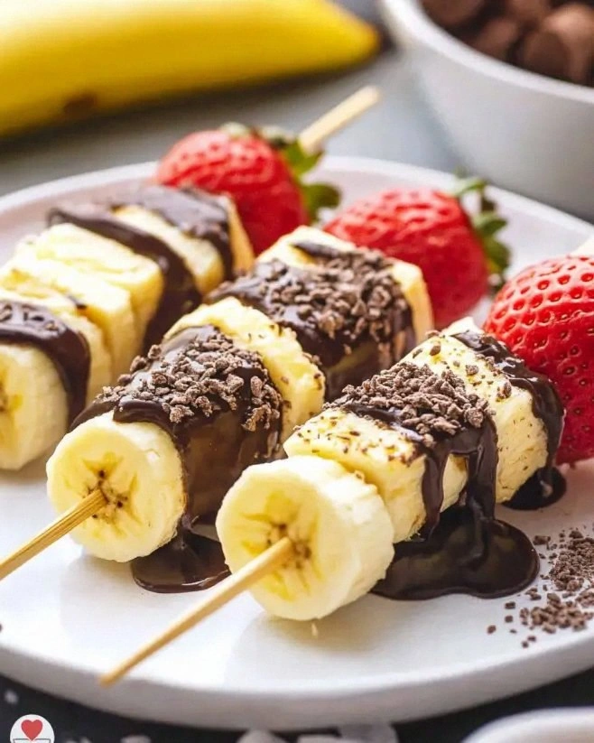 Banana Split Dessert Kabobs: A Fun, Easy Treat!