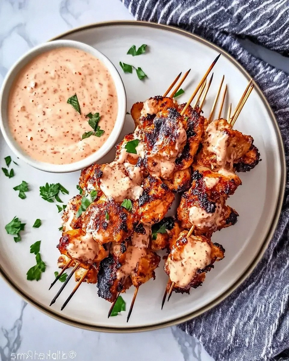 Bang Bang Chicken Skewers Recipe is a must-try dish!