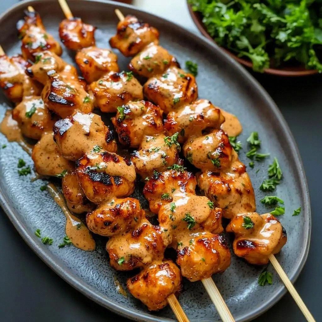 Bang Bang Chicken Skewers Reci