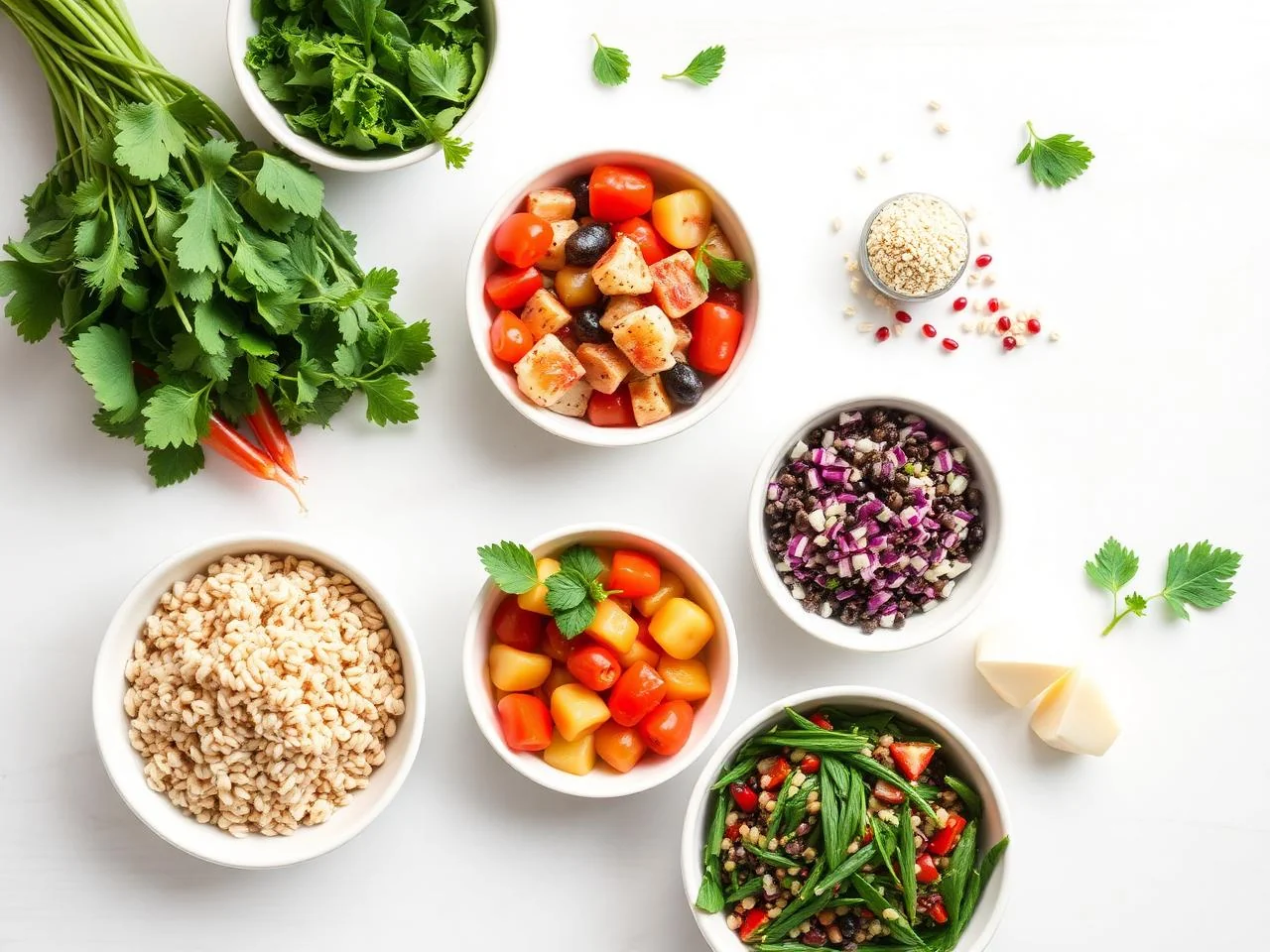 Ingredients for Barley Salad