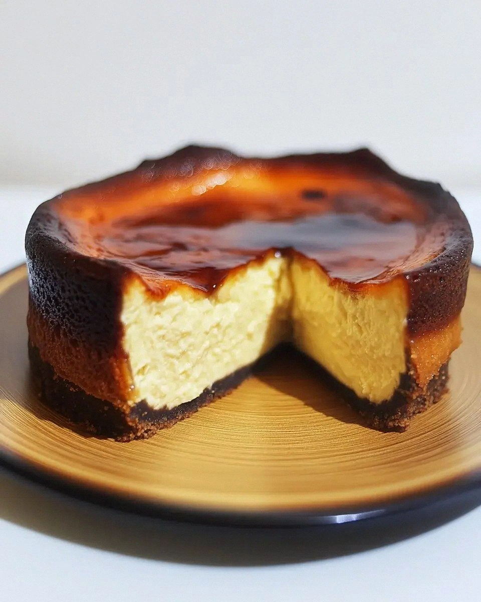 Basque Burnt Cheesecake Recipe is a must-try dessert!