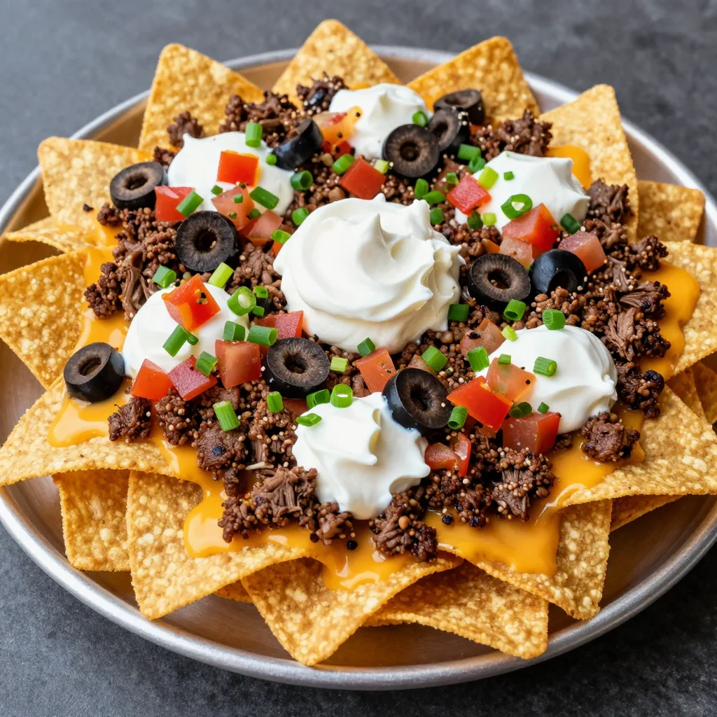 NFL Playoff Loaded Nachos for a Crowd-Pleasing Snack