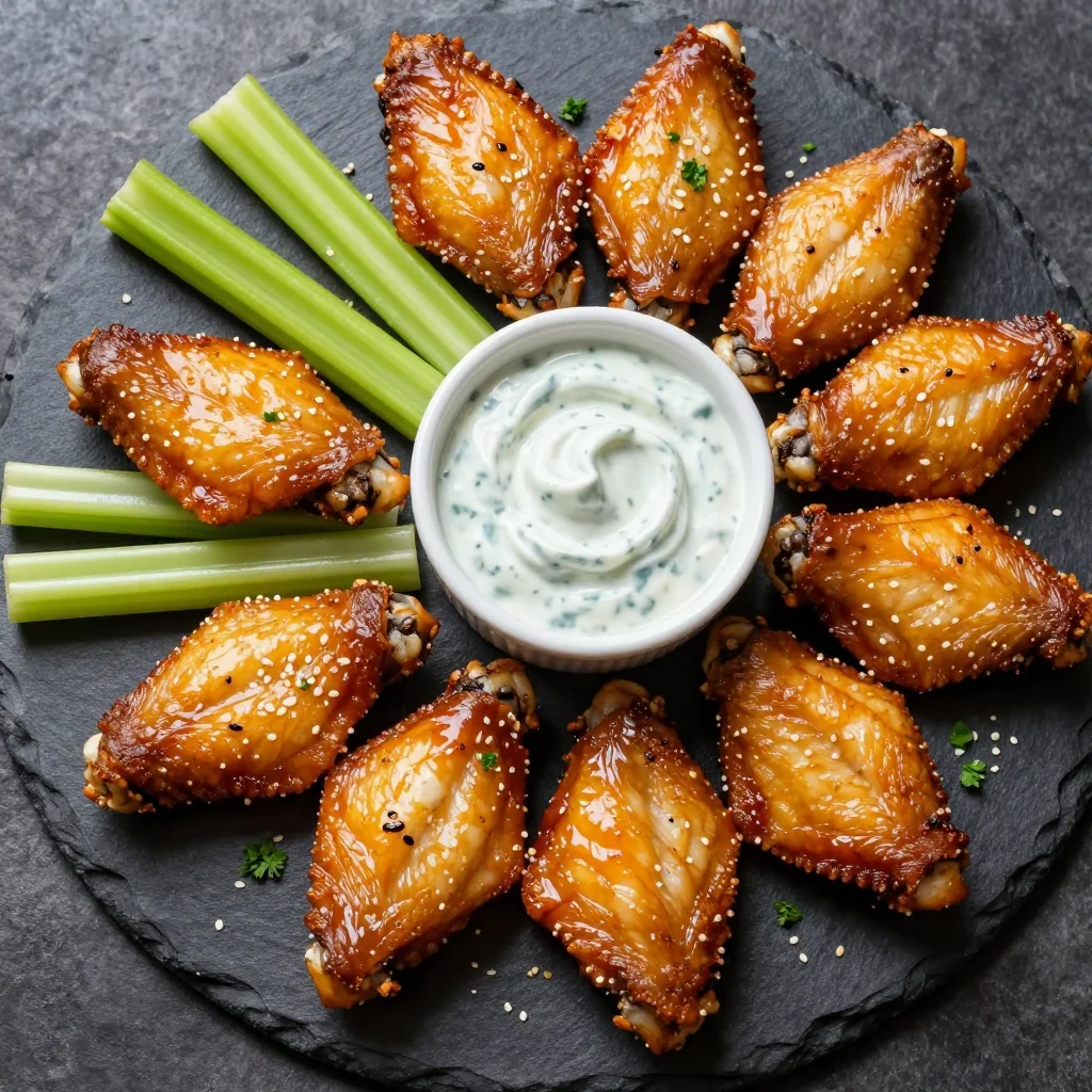 Crispy Oven Baked Chicken Wings for Playoff Parties