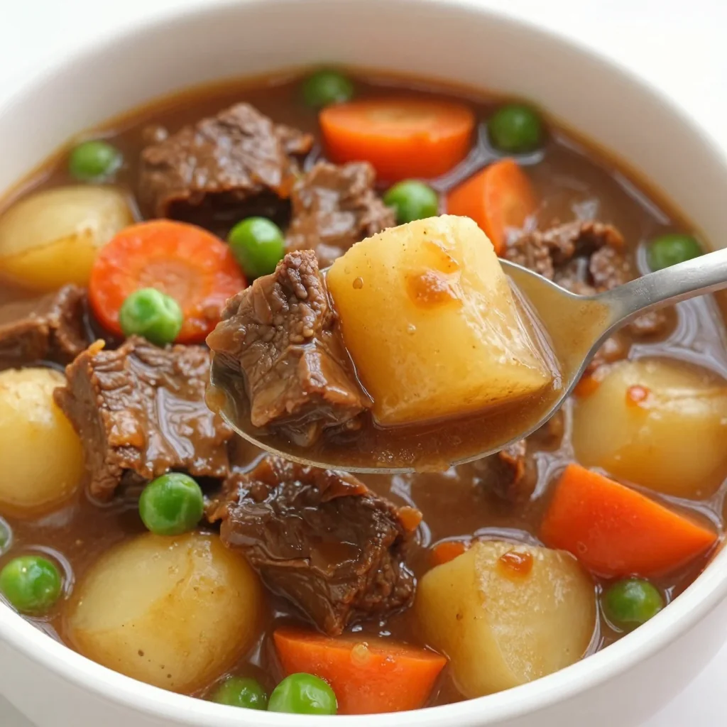 Kid-Friendly Slow Cooker Beef And Potato Stew For Kids