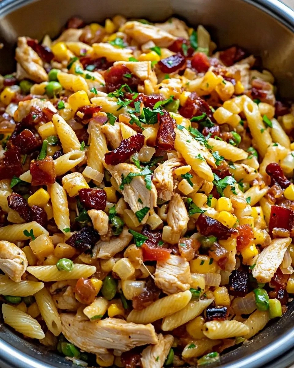 BBQ Chicken Pasta Salad Recipe is a must-try dish!