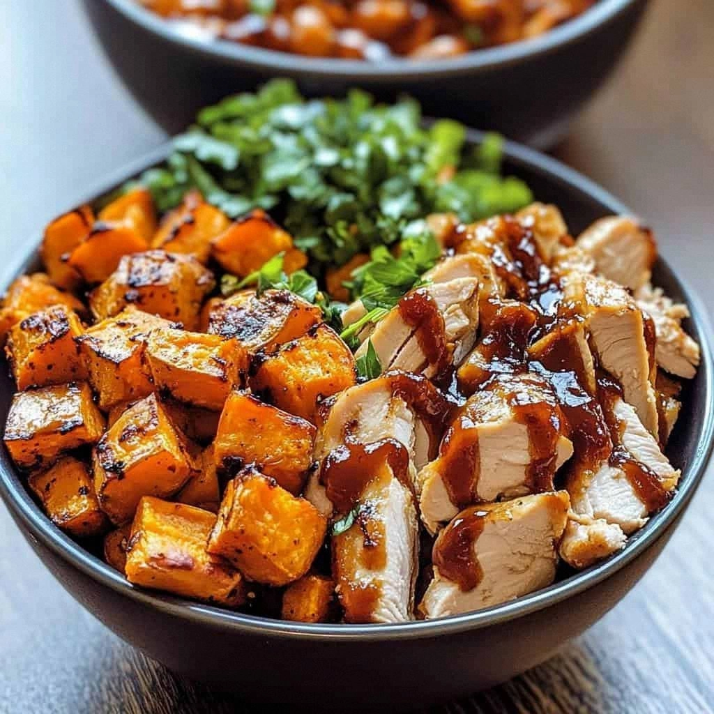 BBQ Chicken Sweet Potato Bowls: A Delicious and Healthy Meal Option