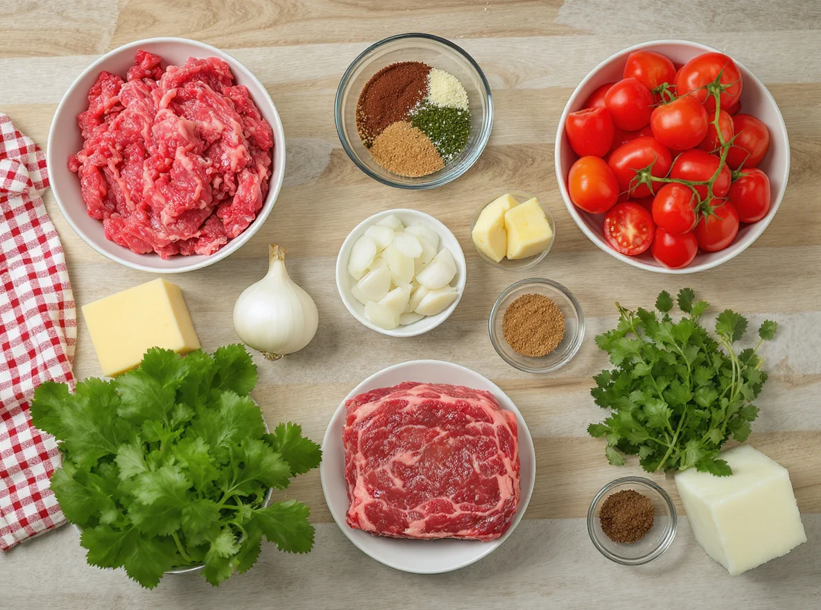 Ingredients for BBQ Mini Meatloaves