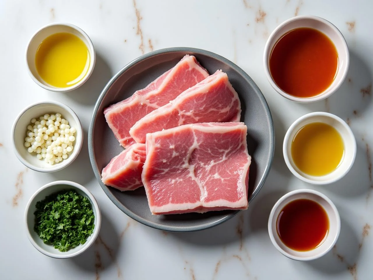 Ingredients for BBQ Spare Ribs