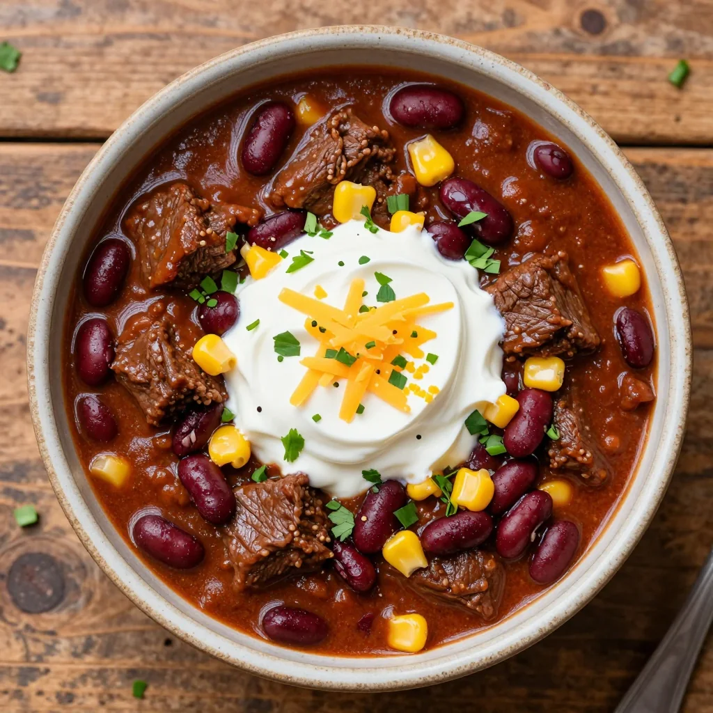 Slow Cooker Beef Chili for a Classic January Dinner