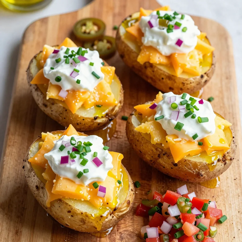 NFL Game Day Loaded Potato Skins Lighter Version