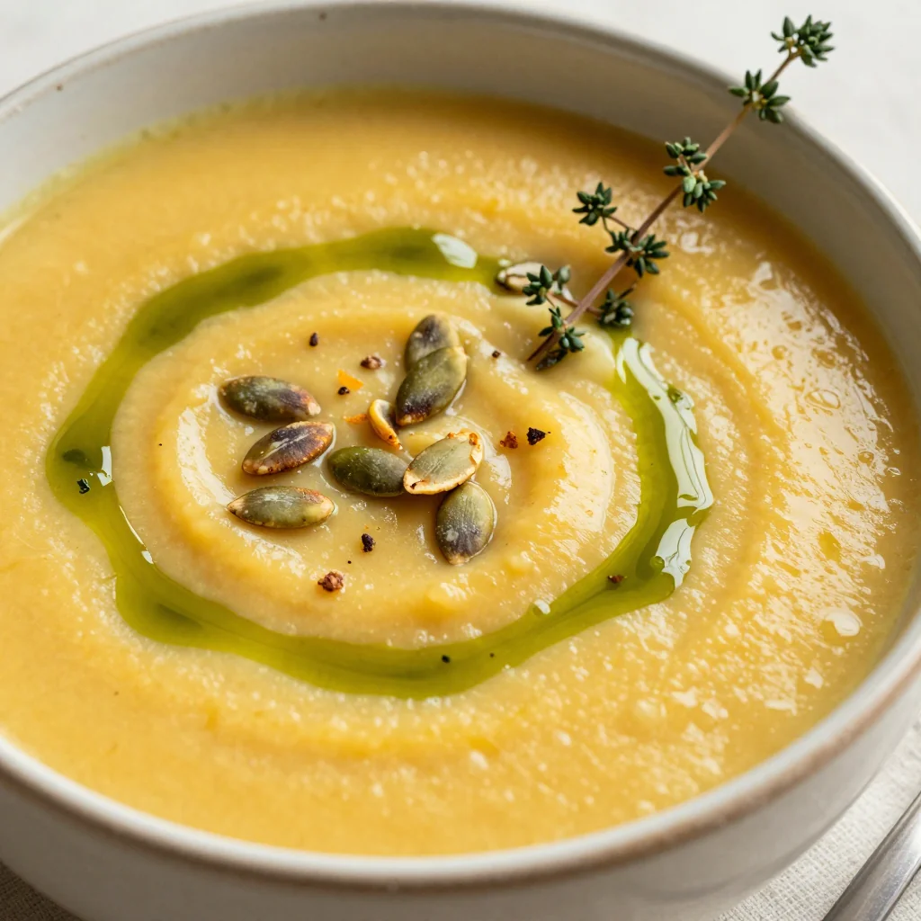 Creamy Roasted Cauliflower Soup That Is Vegan And So Flavorful