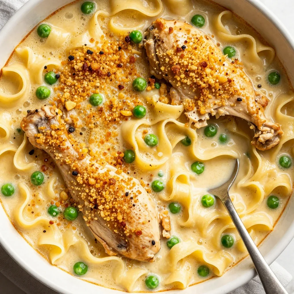 Creamy Chicken Noodle Casserole for Busy Nights