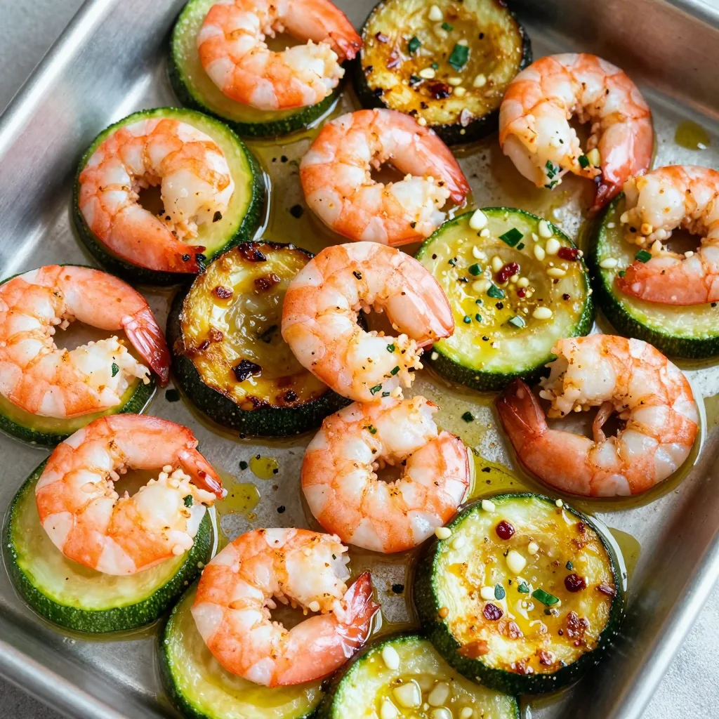 Easy Sheet Pan Shrimp and Zucchini for Dinner