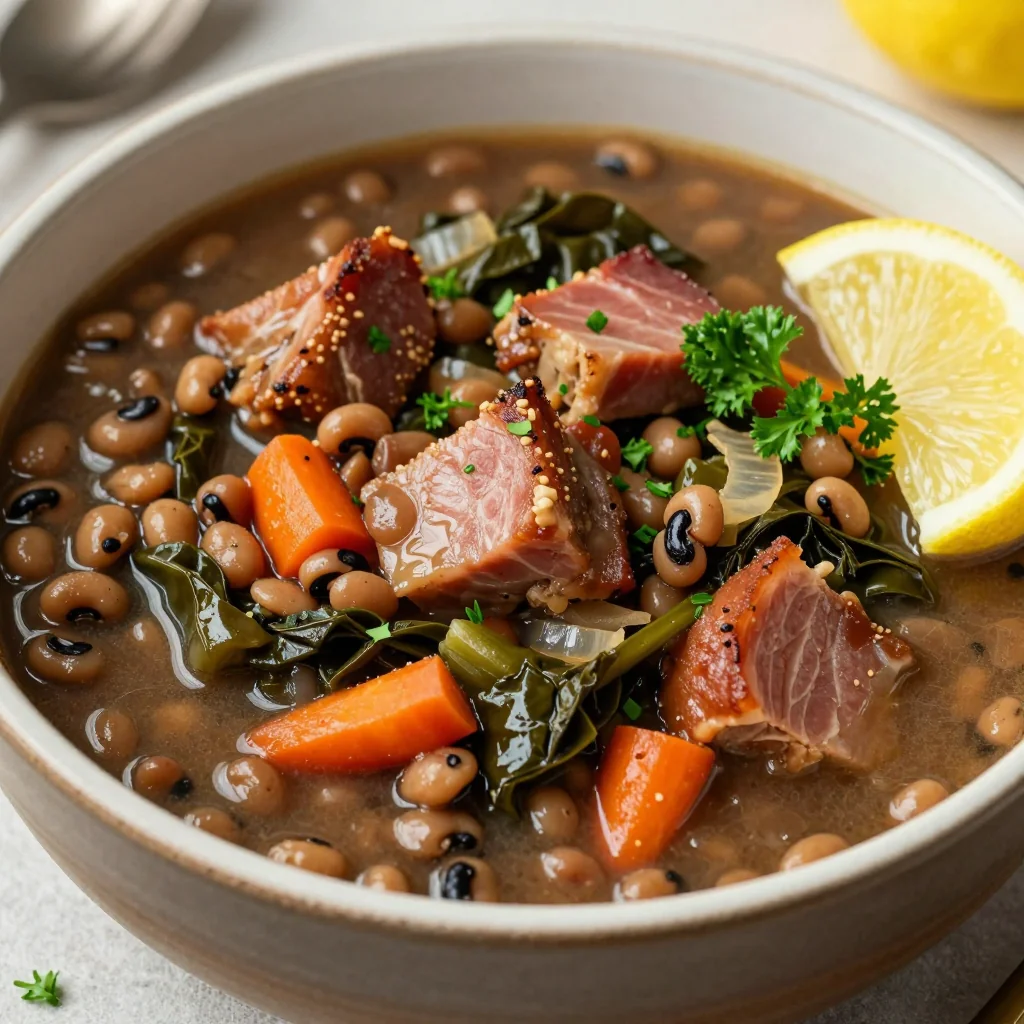 New Year's Day Black Eyed Peas for Luck and Prosperity