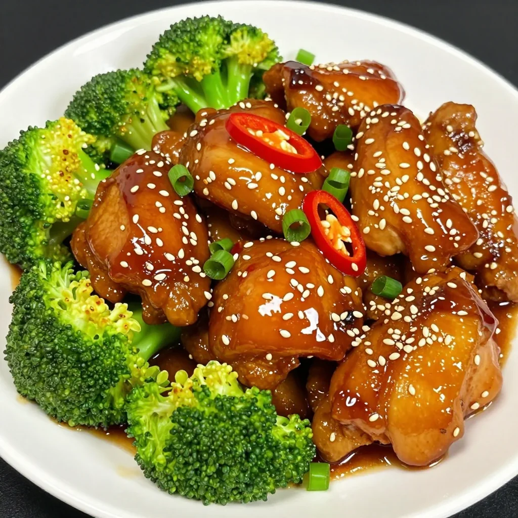 Crispy Sesame Chicken with Broccoli and Snap Peas for a Quick Asian Inspired Dinner