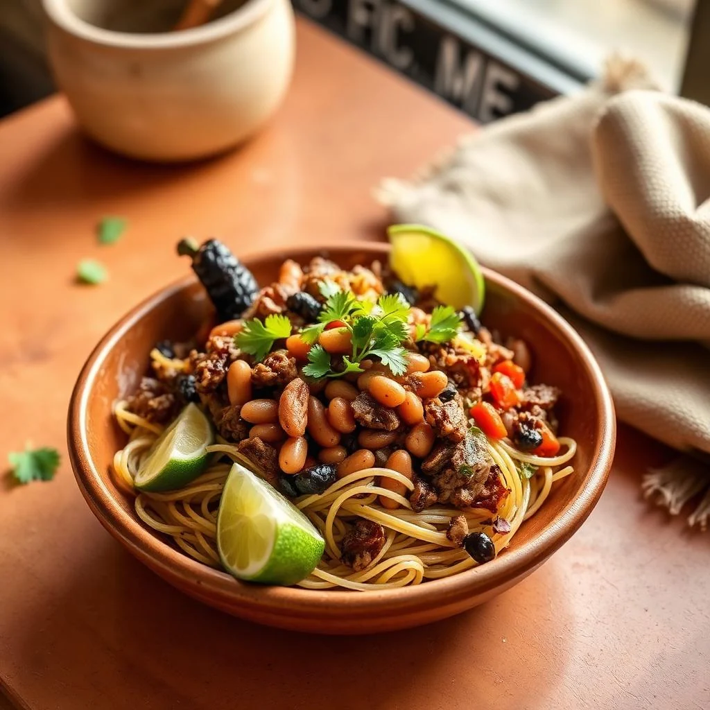 Beef And Bean Burrito Bowl