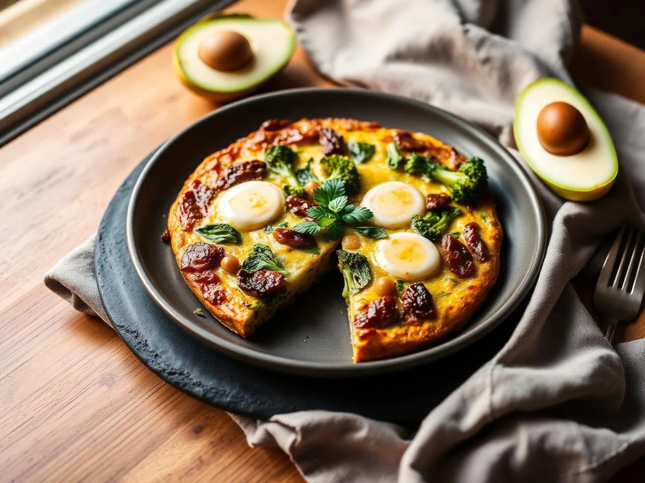 Beef And Broccoli Frittata