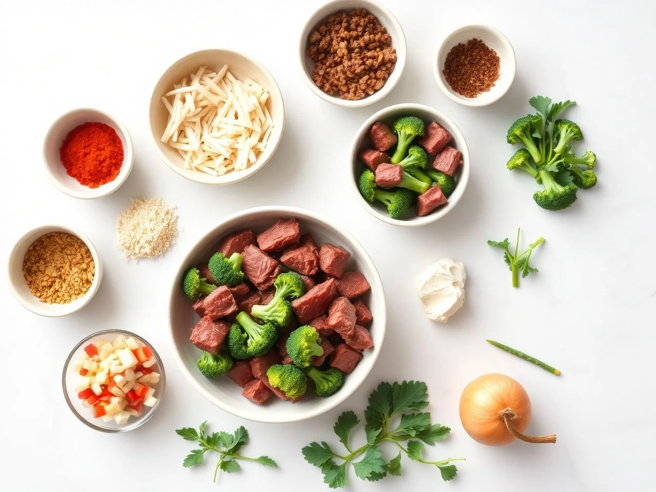 Ingredients for Beef And Broccoli Stir Fry